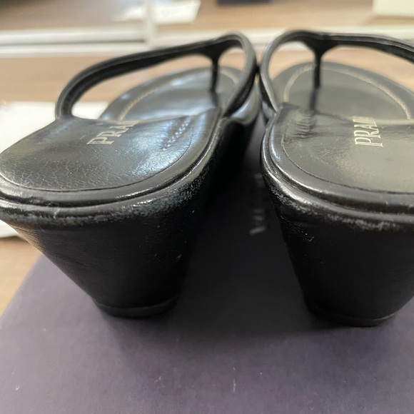 Prada wedge heeled flip flops - Picture 14 of 15